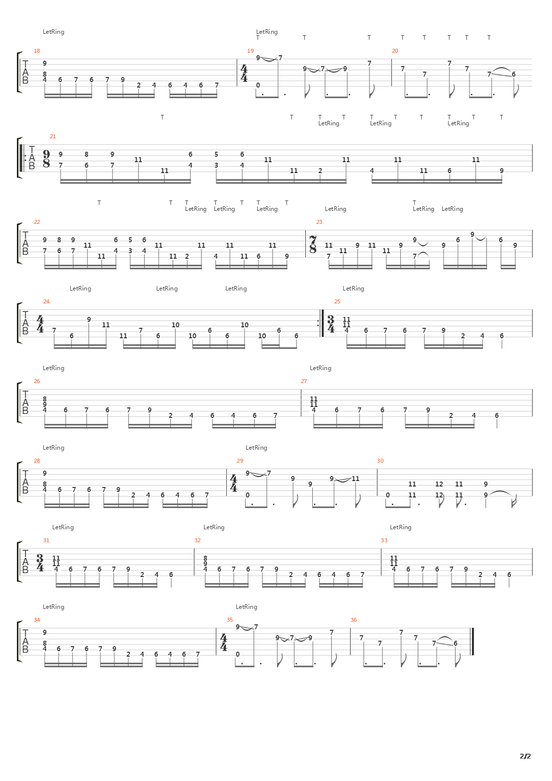 The Woven Web吉他谱