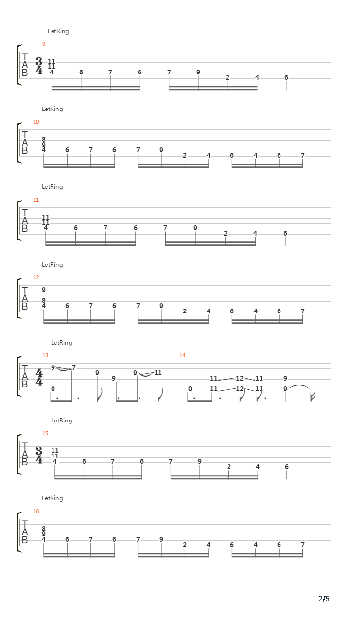 The Woven Web吉他谱