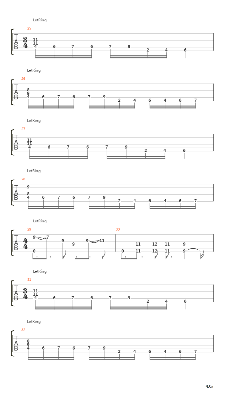 The Woven Web吉他谱