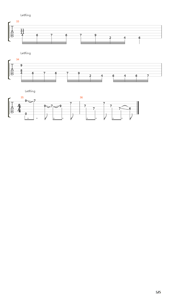 The Woven Web吉他谱