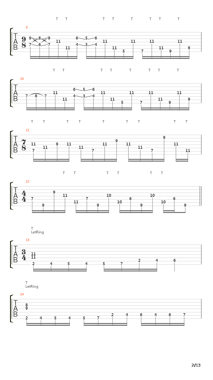 The Woven Web吉他谱