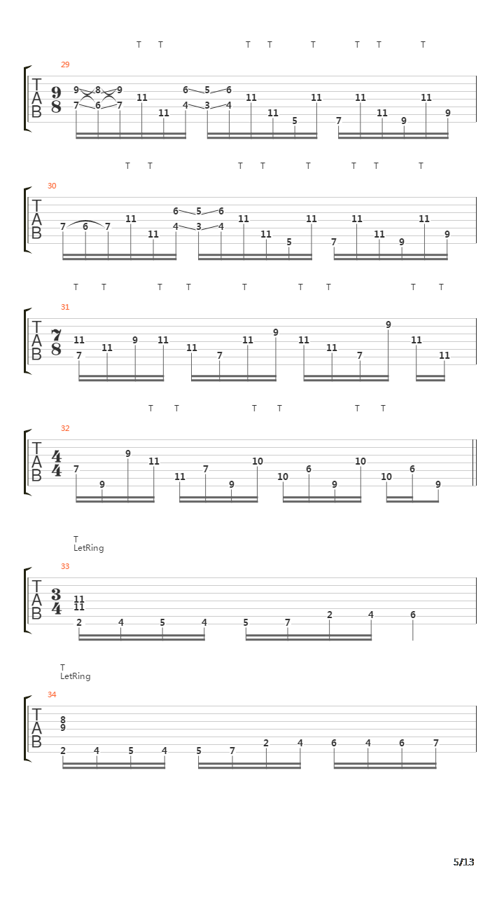 The Woven Web吉他谱