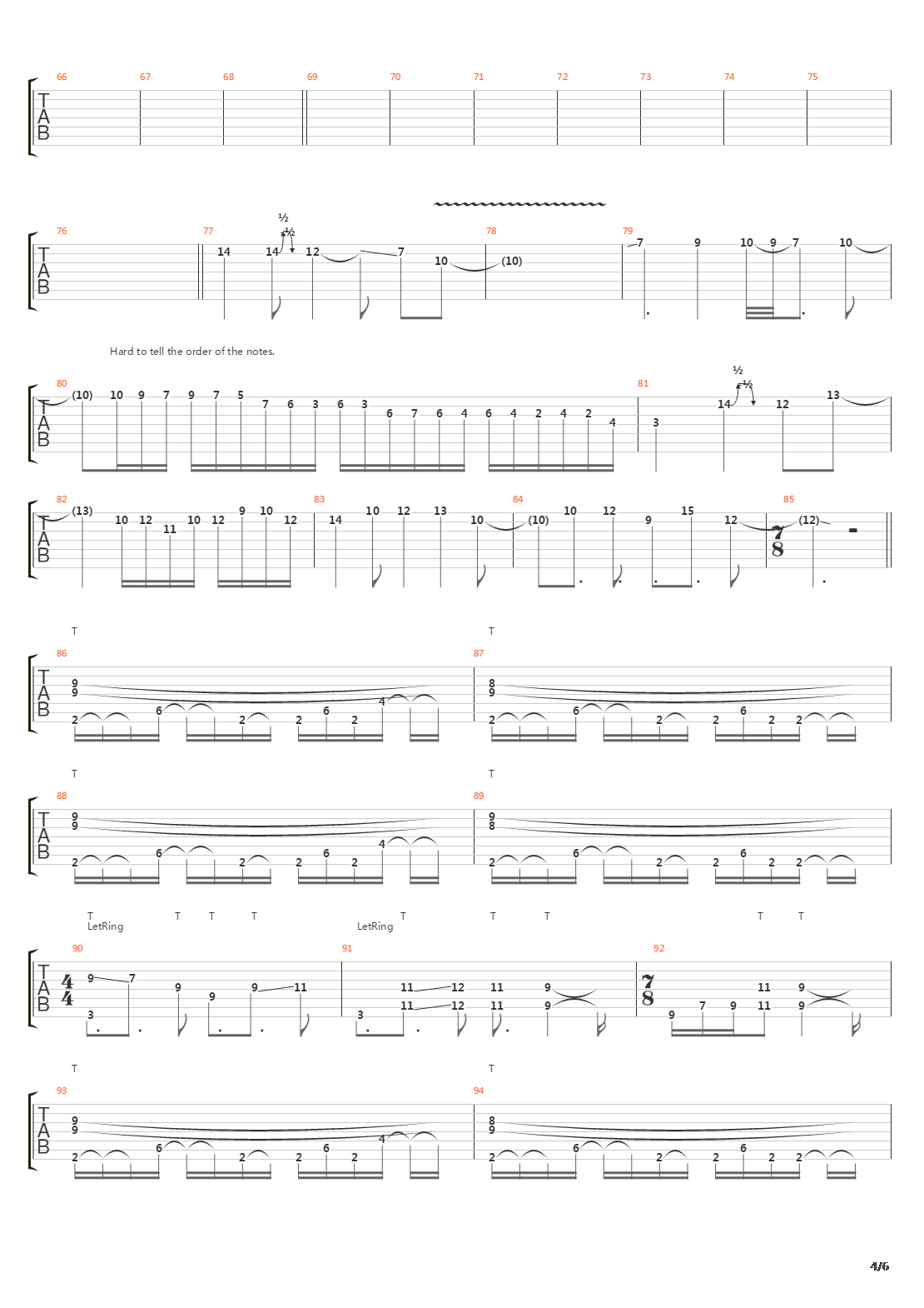 The Woven Web吉他谱