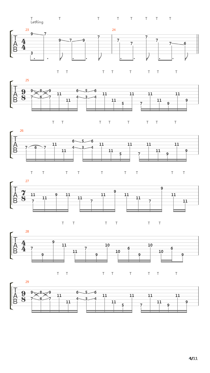 The Woven Web吉他谱