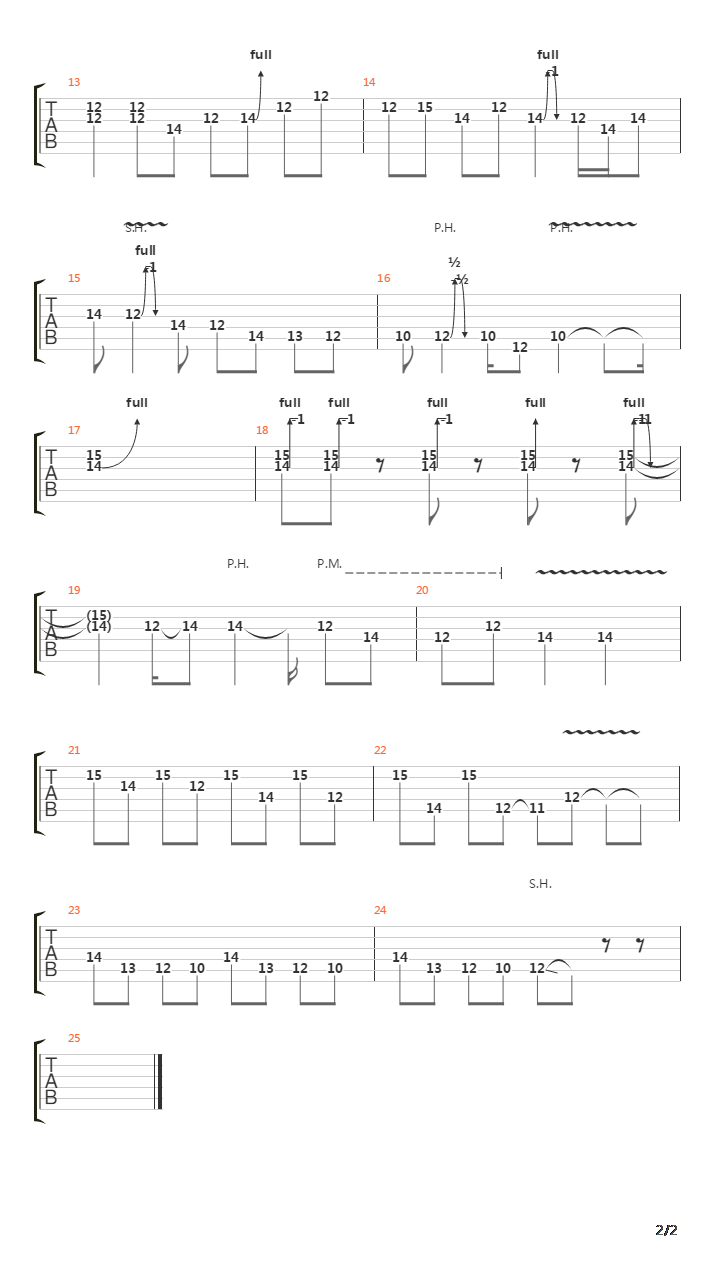 Bats In The Belfry吉他谱