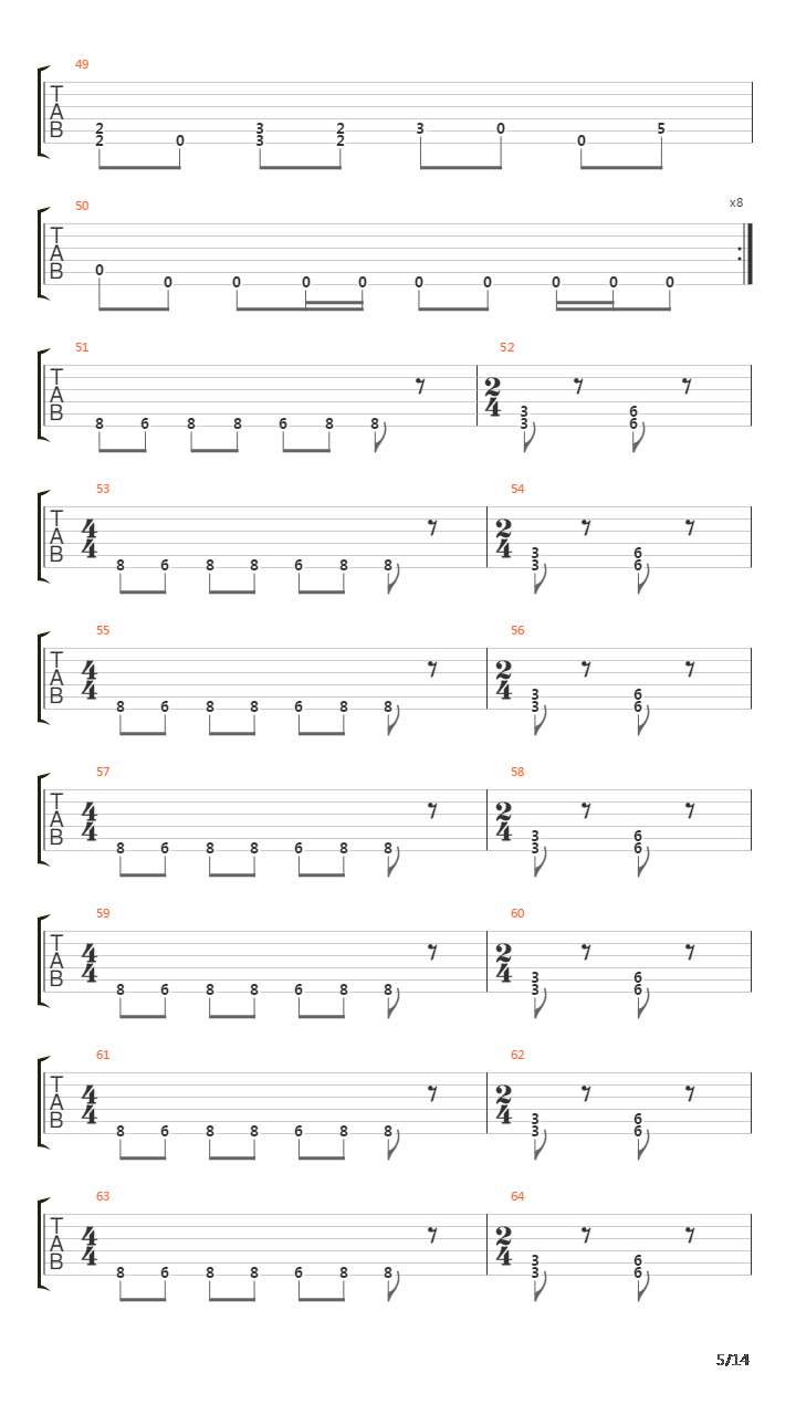 Bled吉他谱