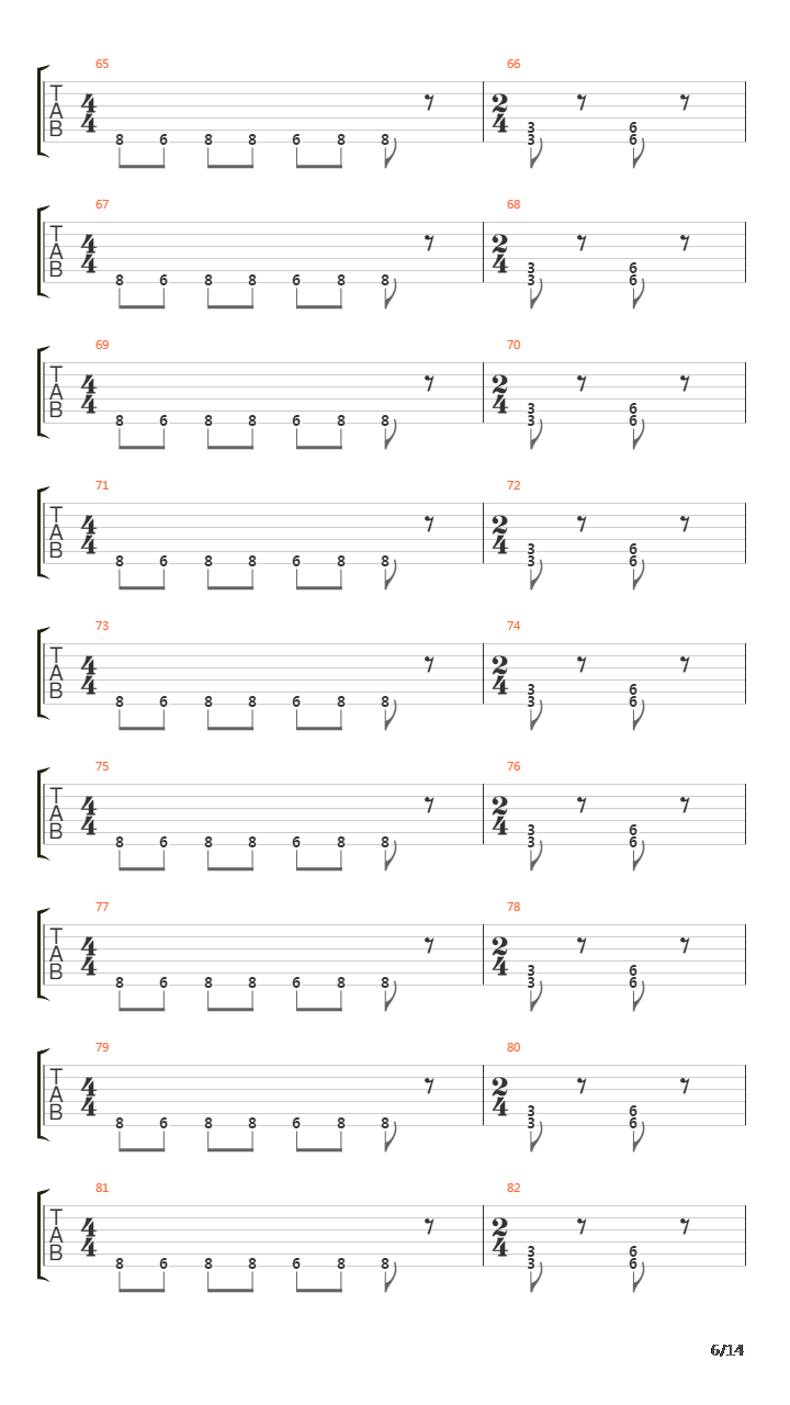 Bled吉他谱