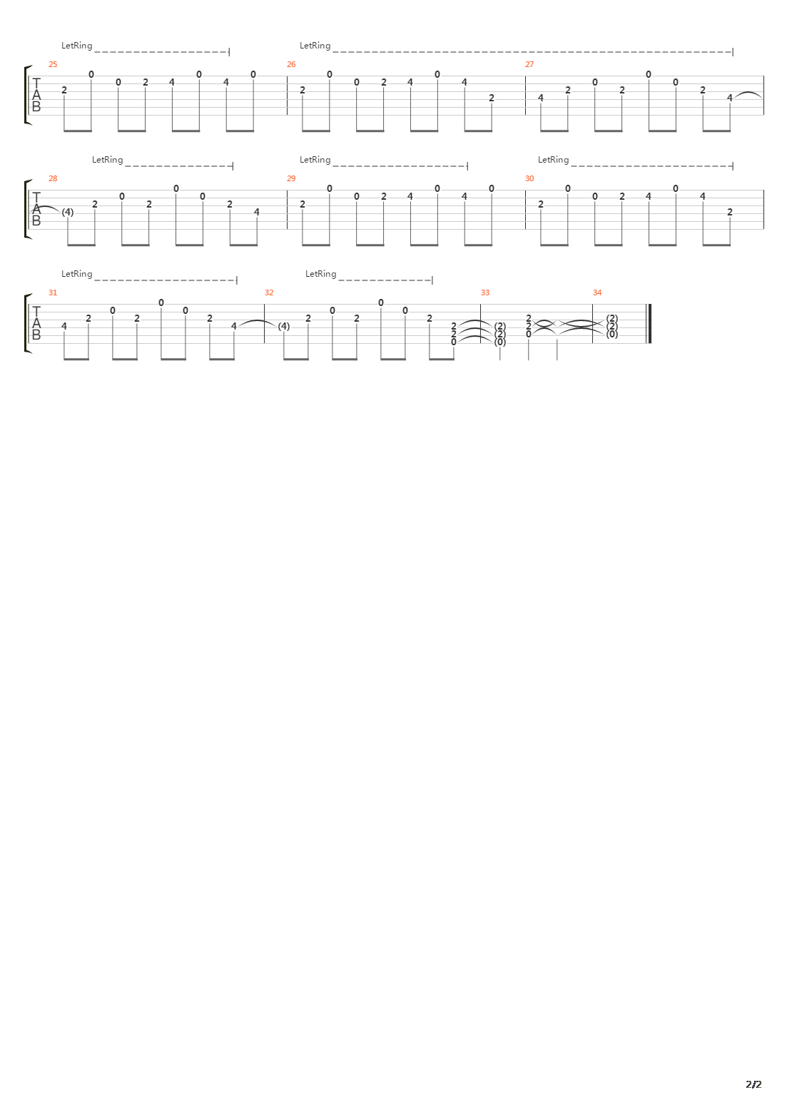 Bliss吉他谱