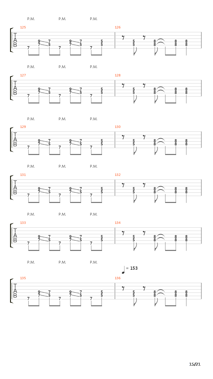 Finale吉他谱