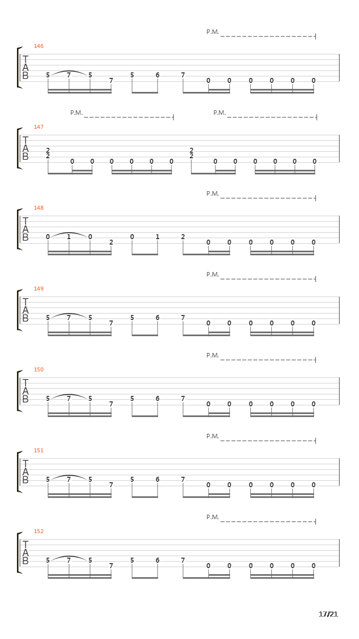 Finale吉他谱