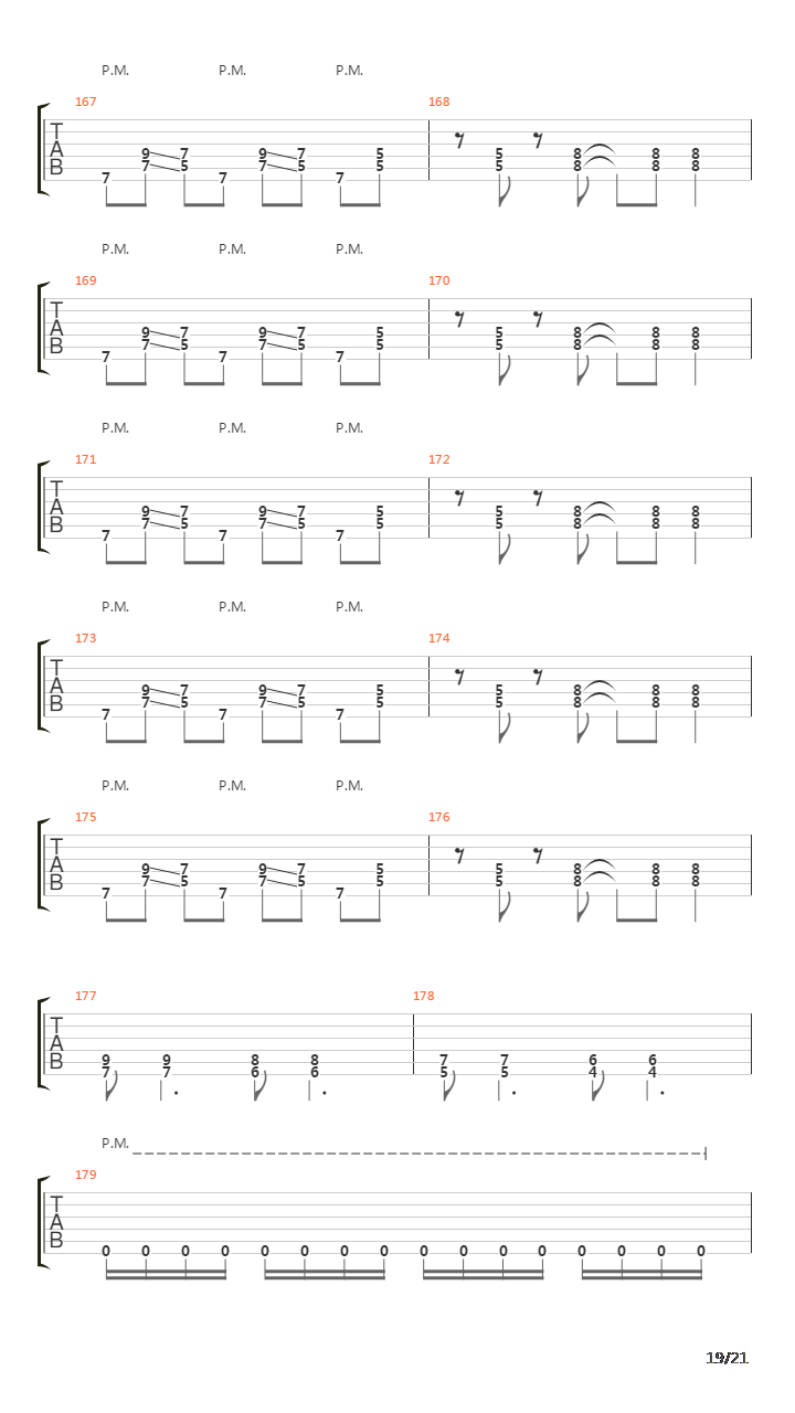 Finale吉他谱