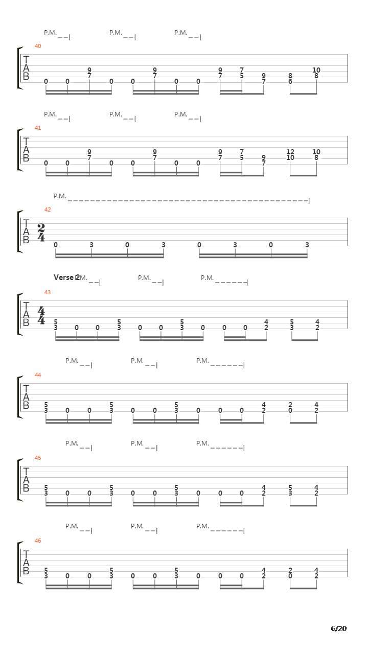 Indians吉他谱