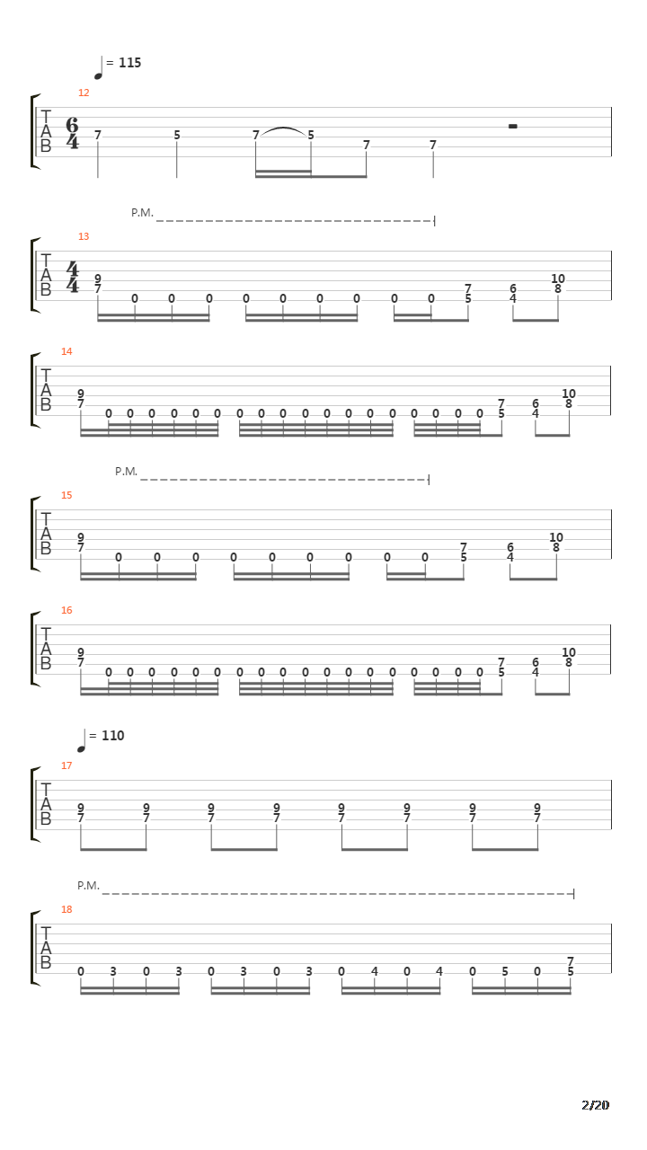 Indians吉他谱