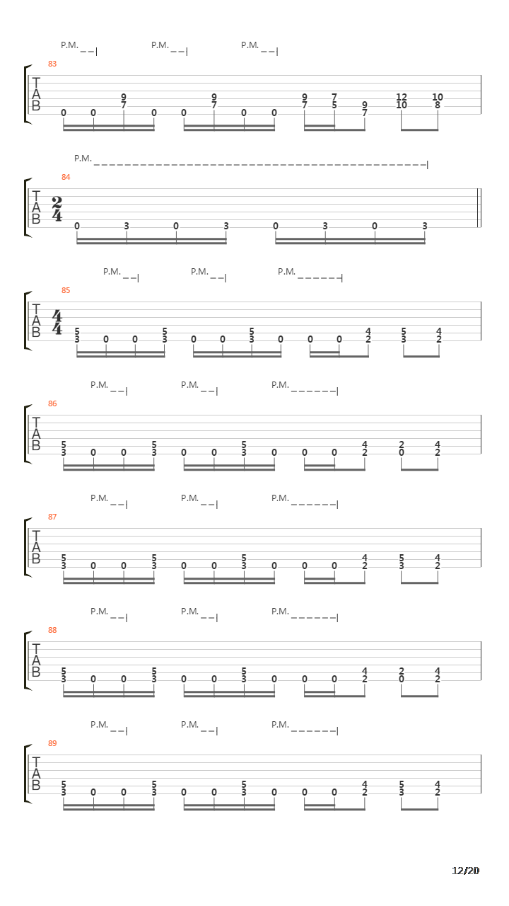 Indians吉他谱