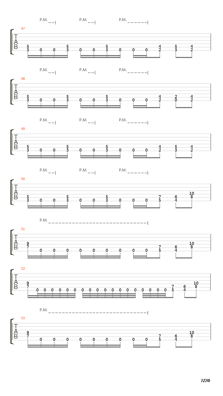 Indians吉他谱