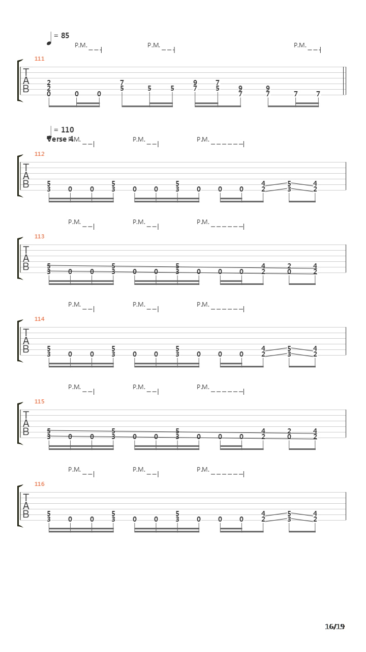 Indians吉他谱