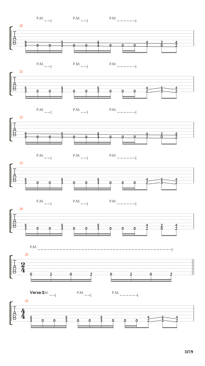 Indians吉他谱