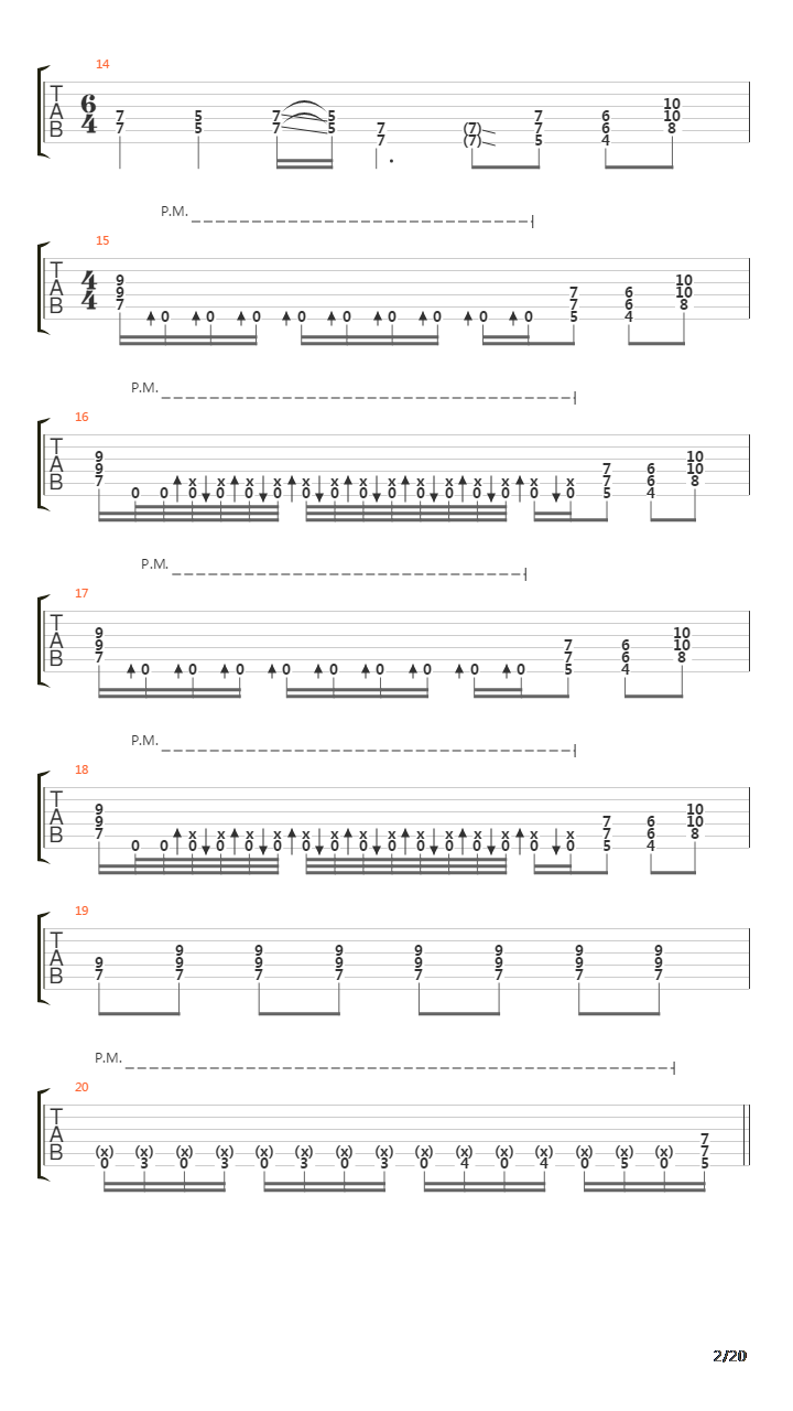 Indians吉他谱