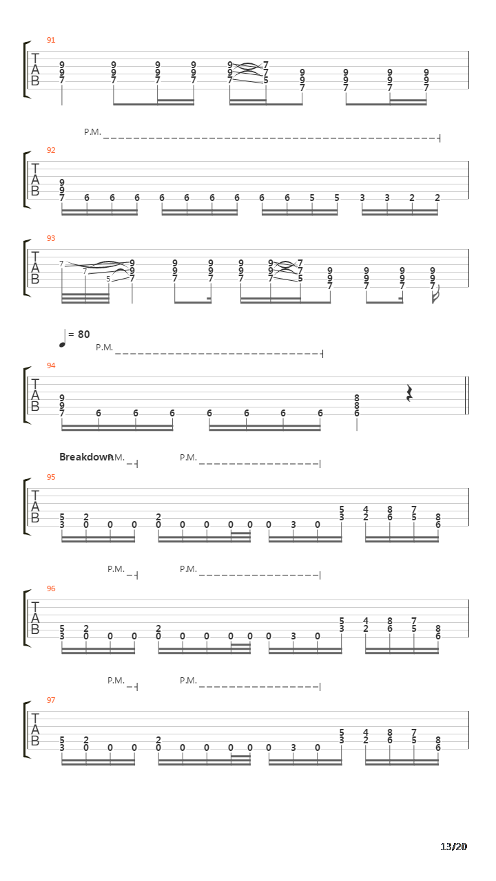 Indians吉他谱