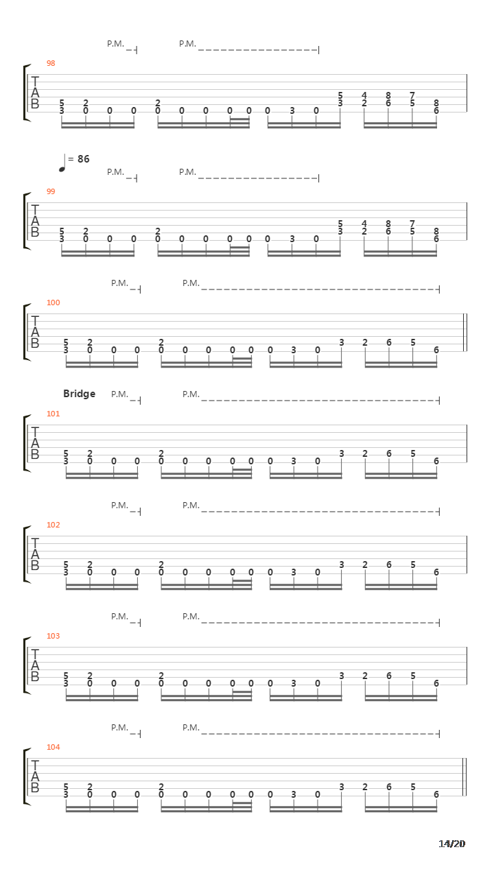 Indians吉他谱