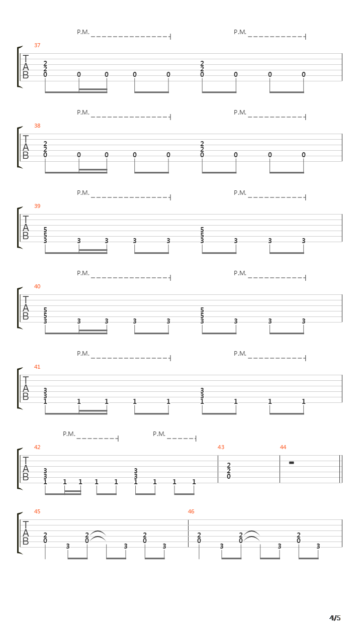 Pipeline吉他谱