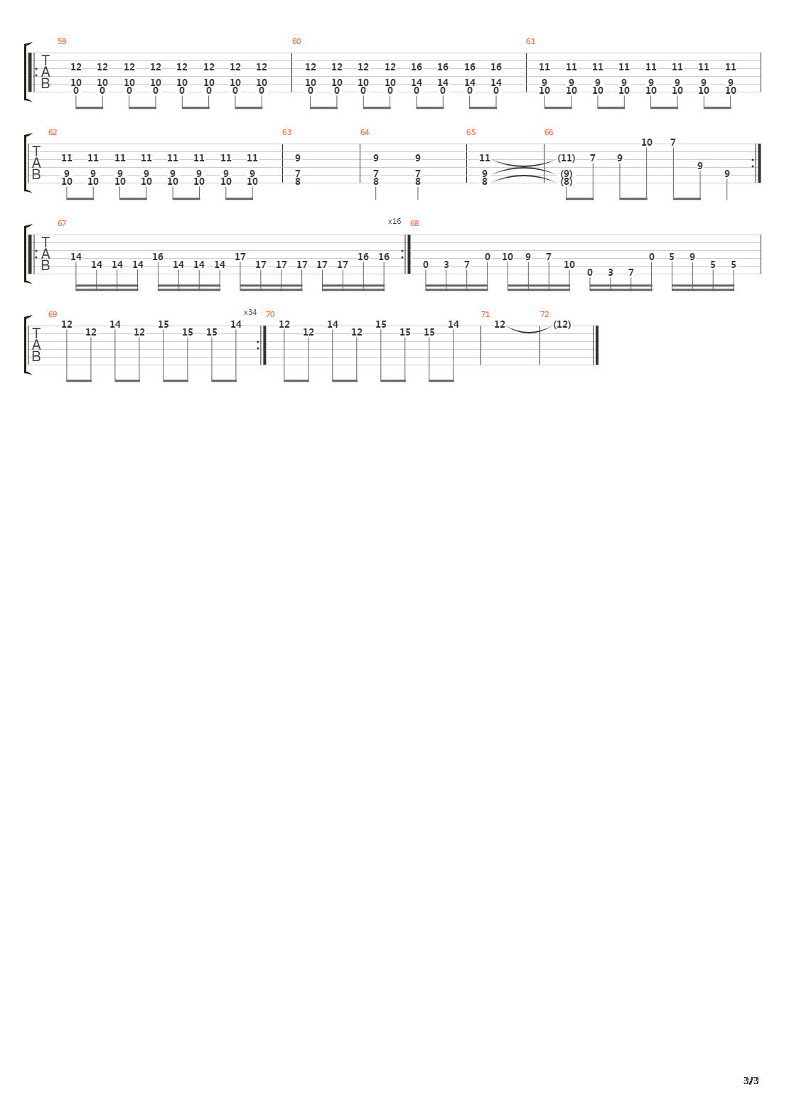 Alpha Omega吉他谱