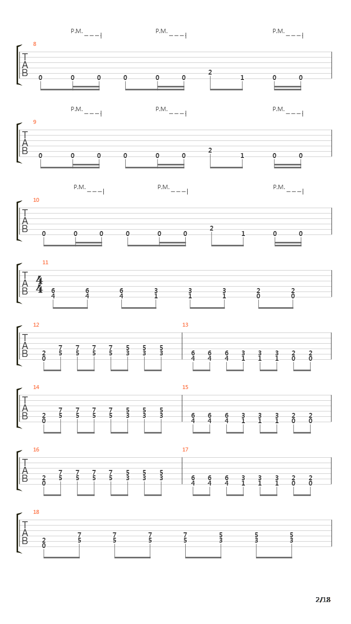 Early Grave吉他谱