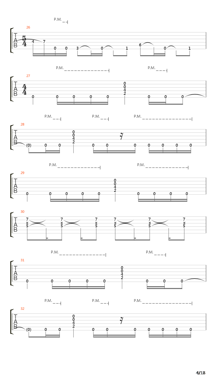 Early Grave吉他谱