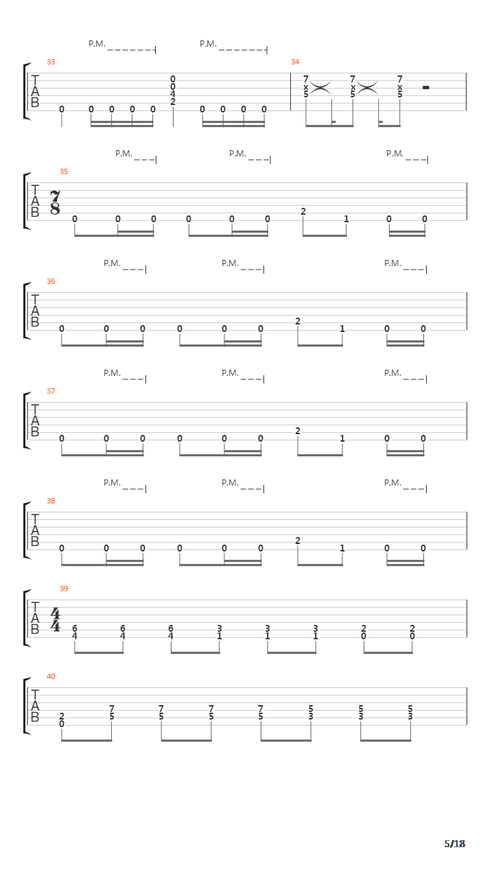 Early Grave吉他谱