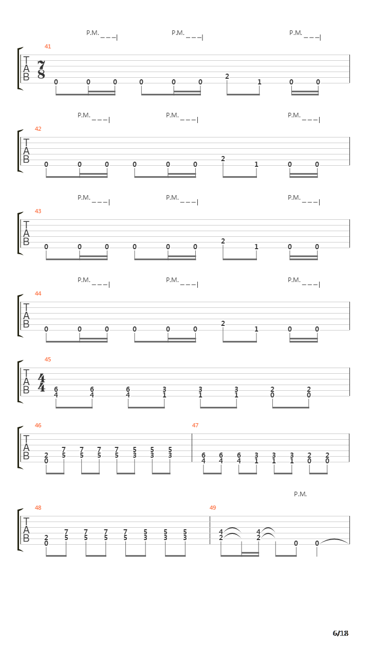 Early Grave吉他谱