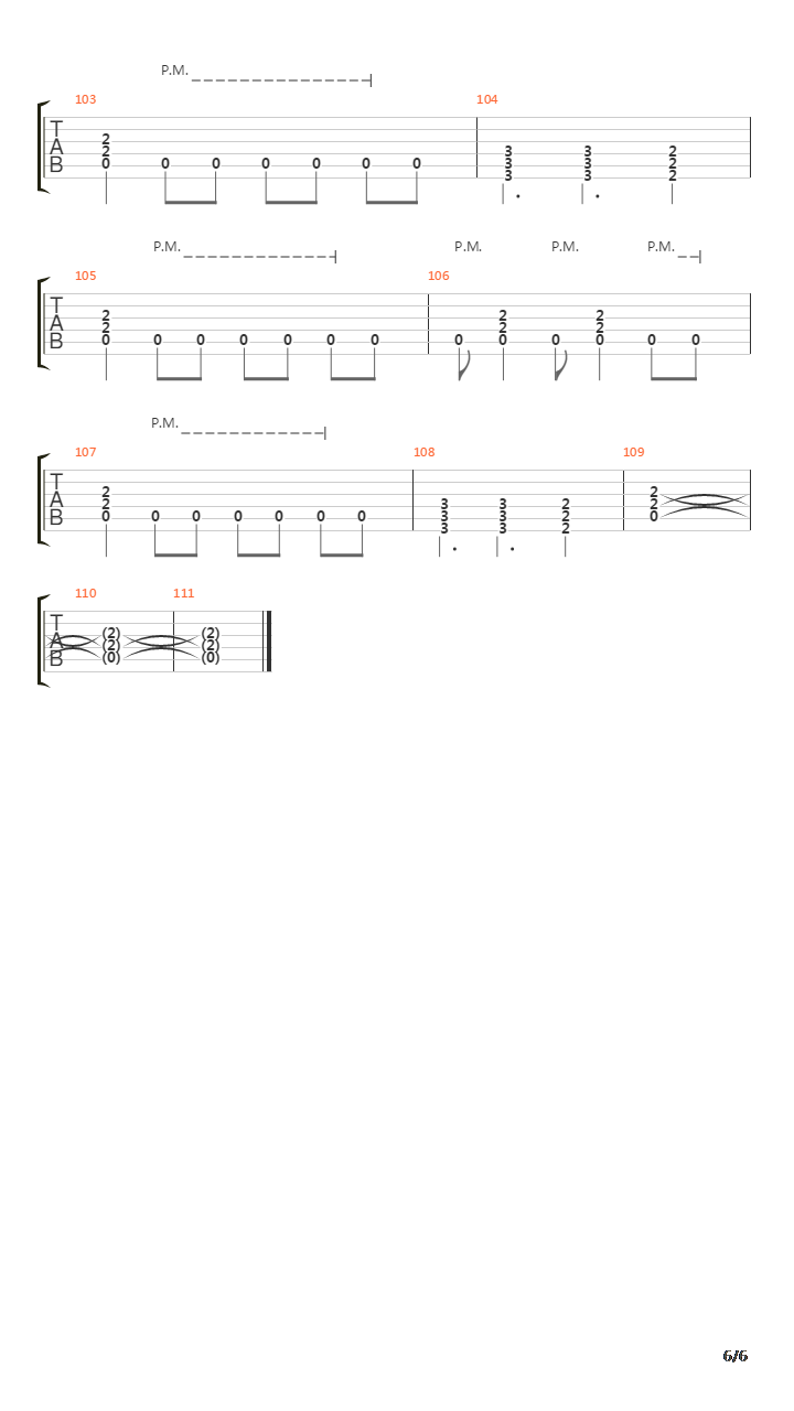 Low吉他谱