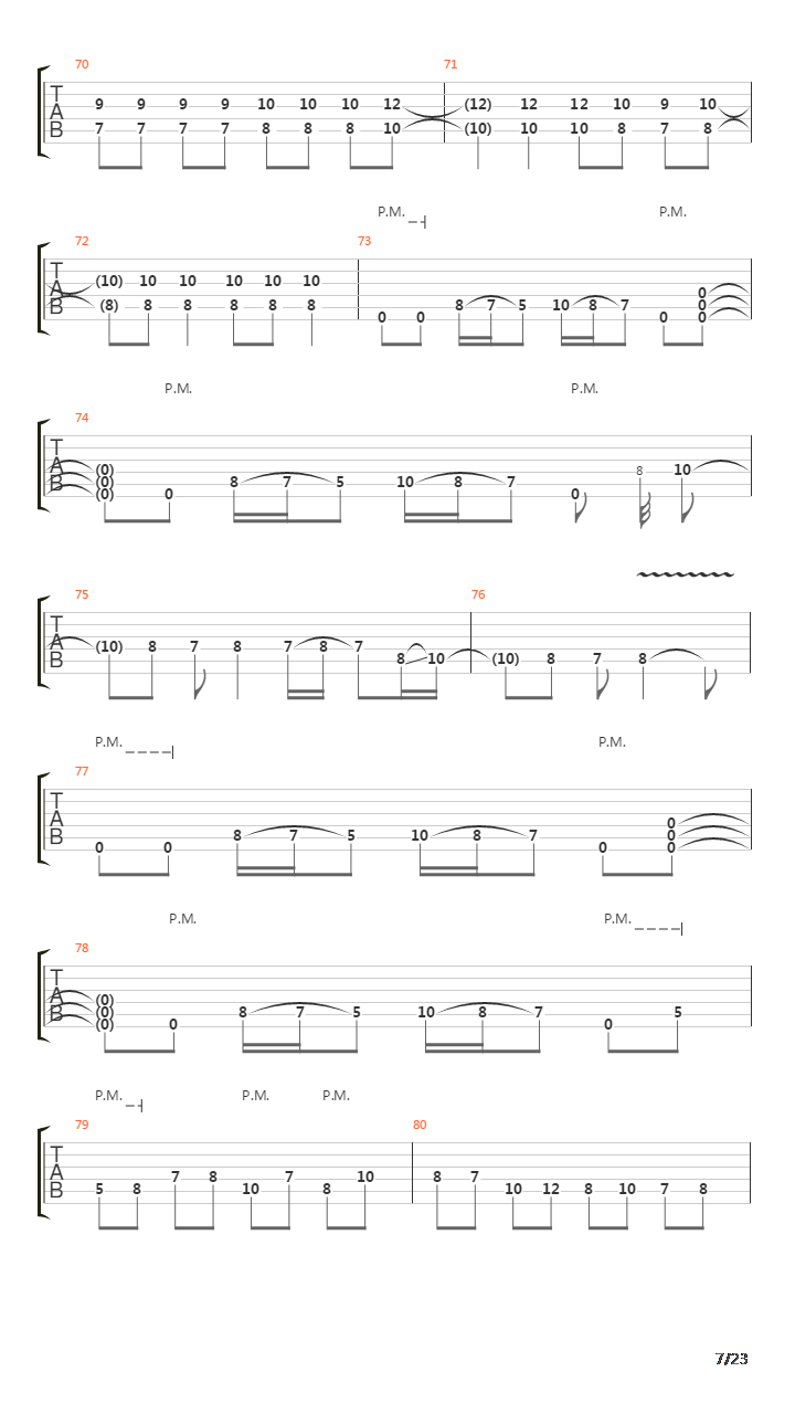 Elegy吉他谱