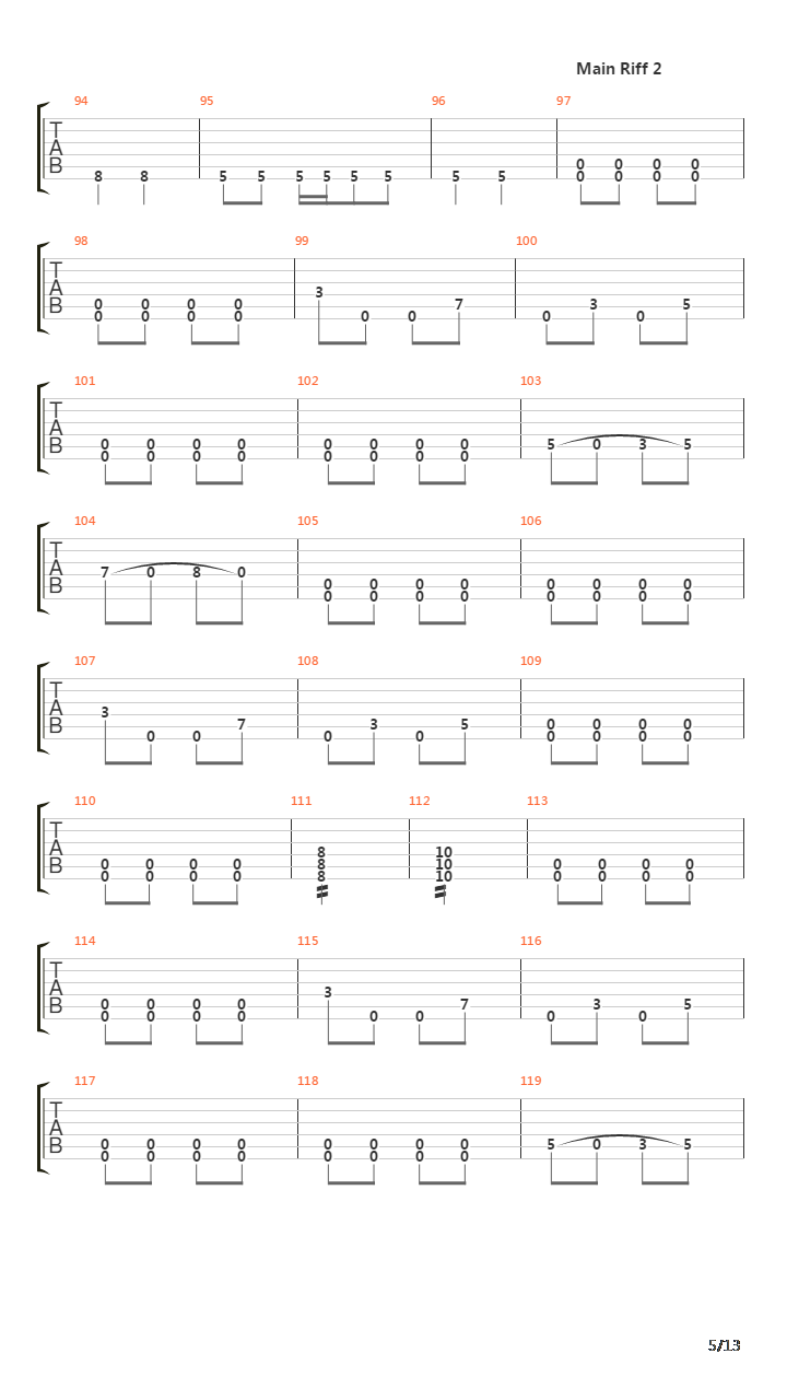 Losing Sight吉他谱