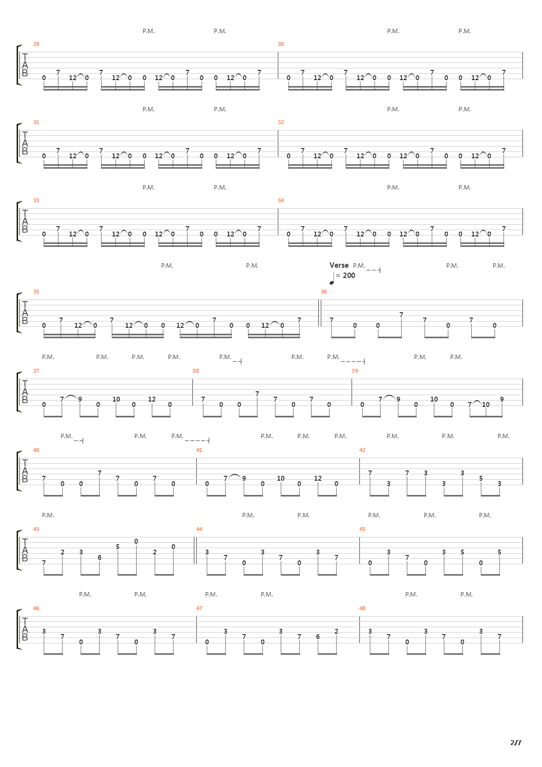 Parallels吉他谱