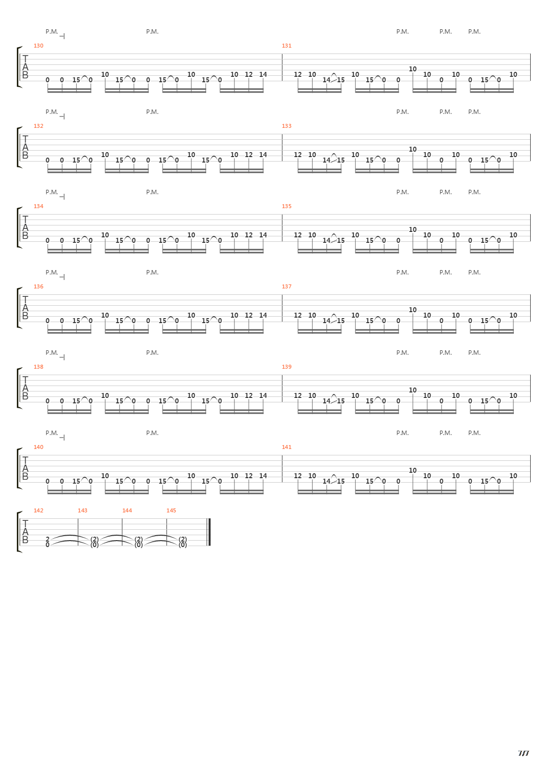 Parallels吉他谱