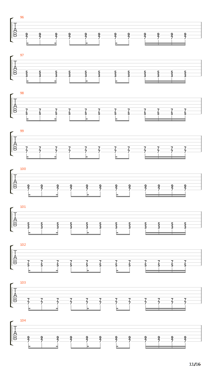 Parallels吉他谱