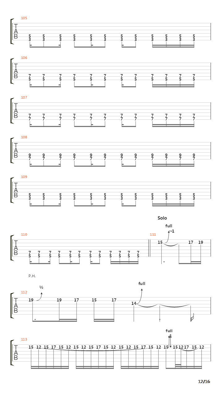 Parallels吉他谱