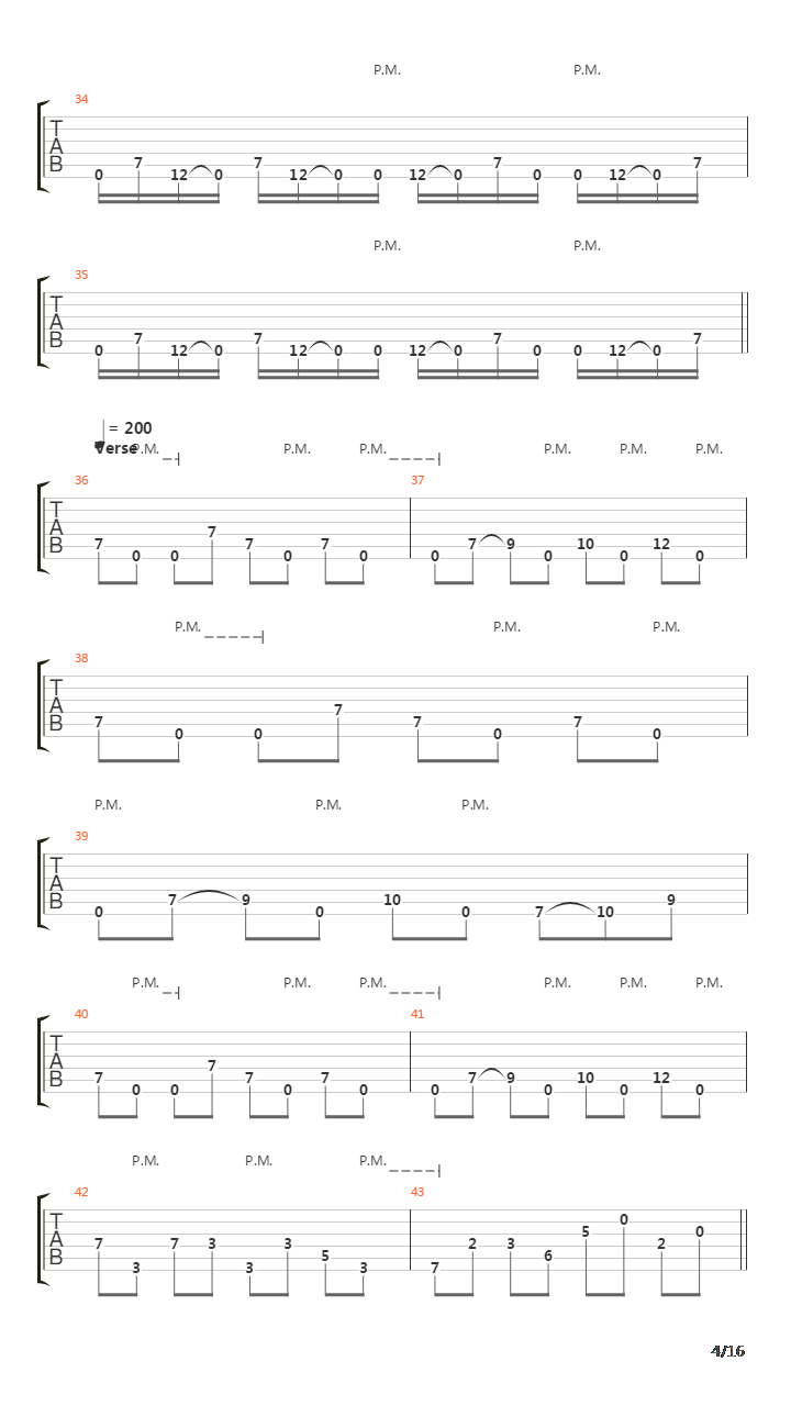 Parallels吉他谱