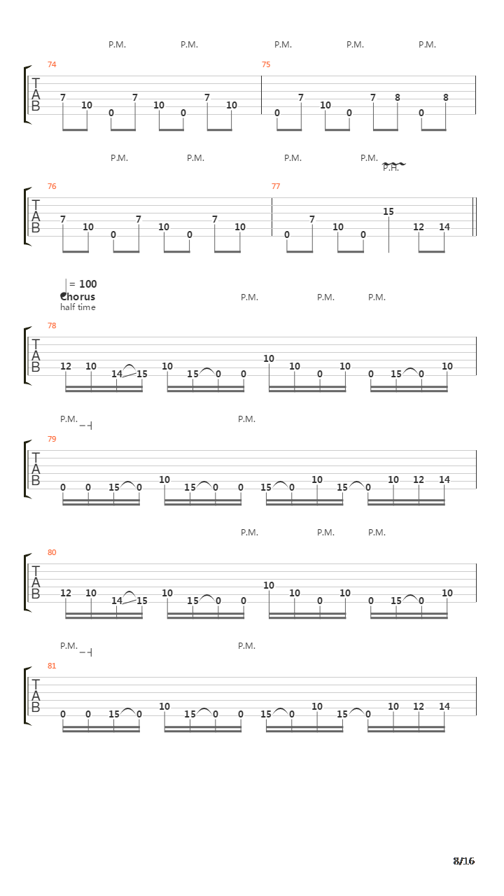 Parallels吉他谱