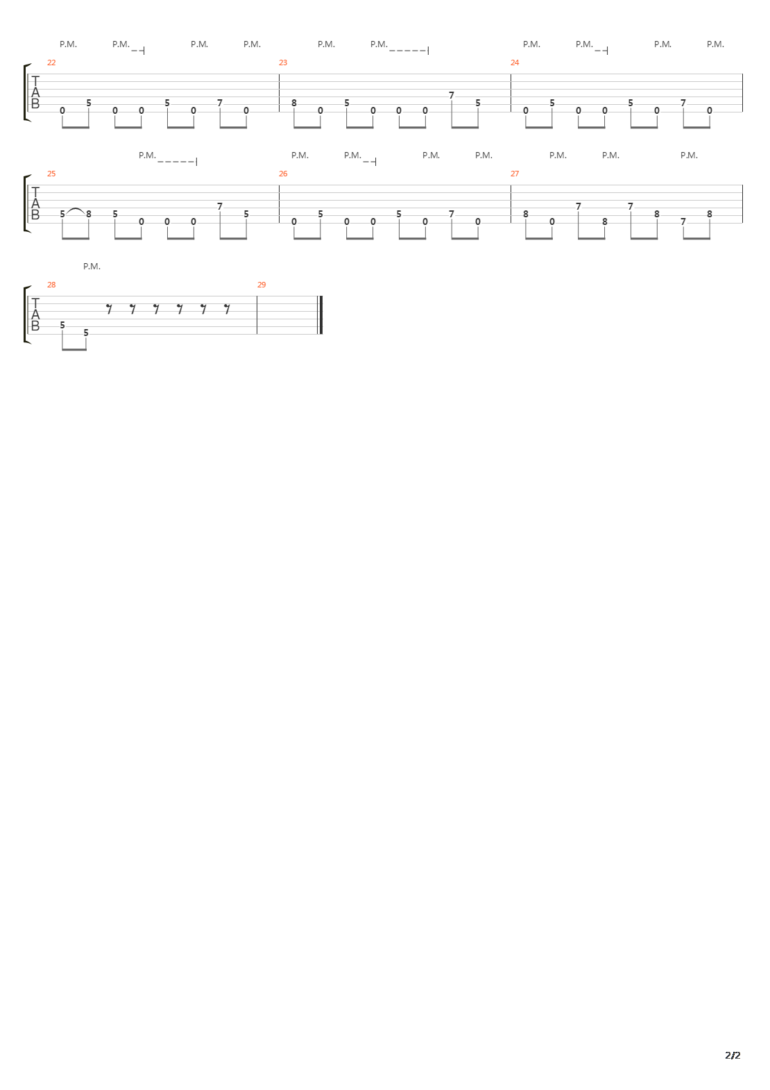 Parallels吉他谱