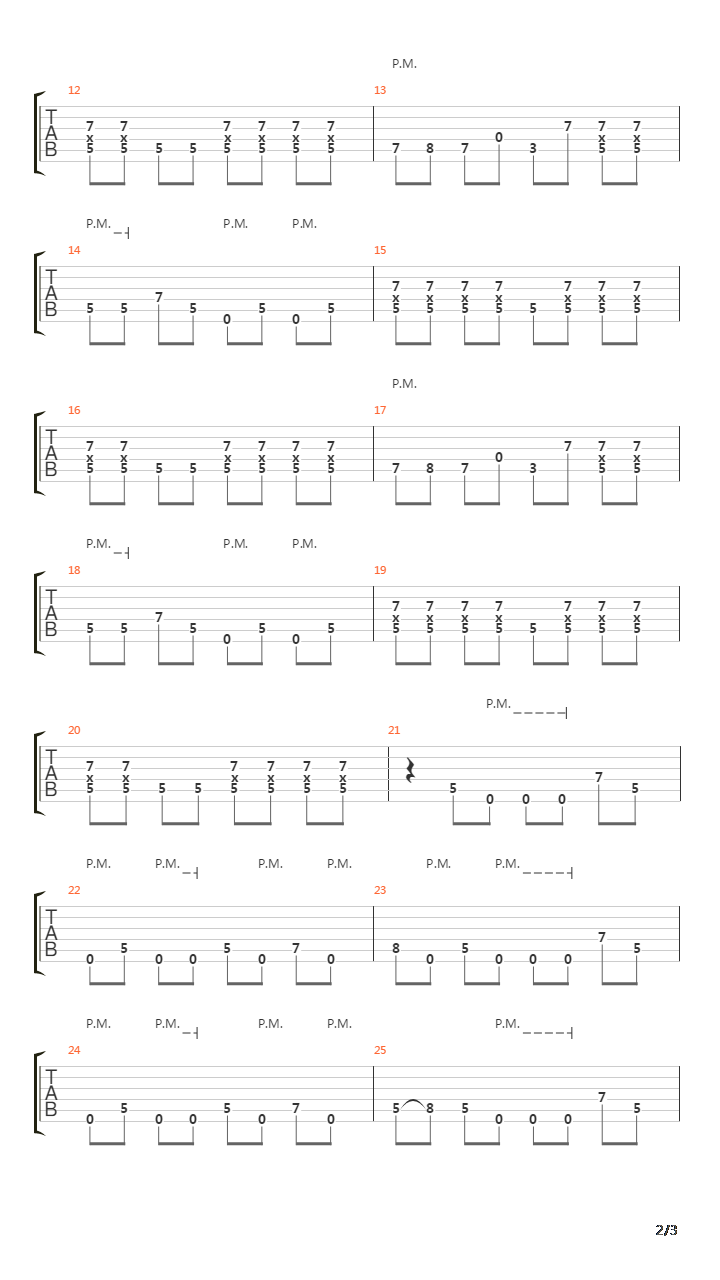 Parallels吉他谱