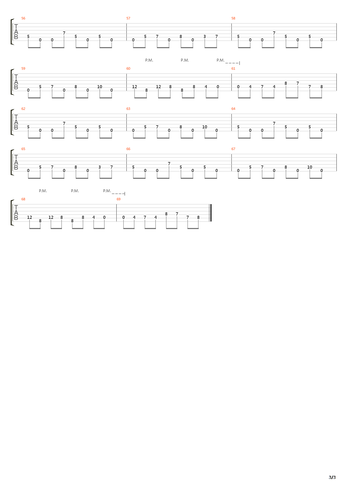 Parallels吉他谱