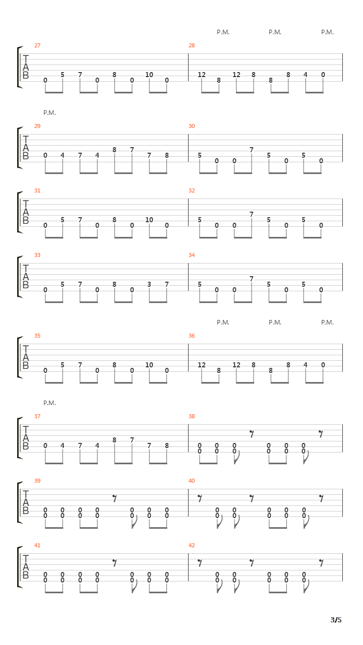 Parallels吉他谱