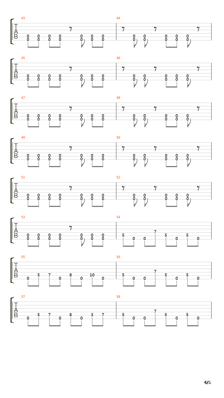 Parallels吉他谱