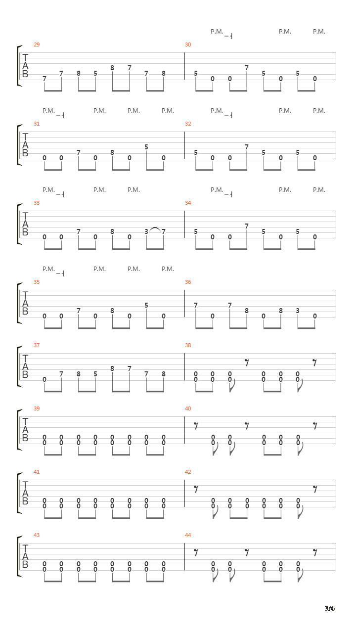 Parallels吉他谱