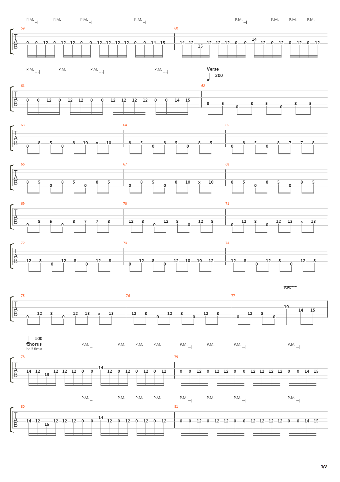 Parallels吉他谱