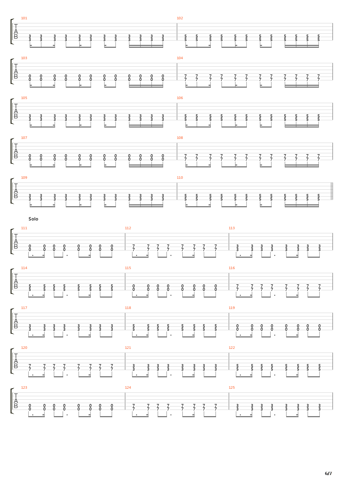 Parallels吉他谱