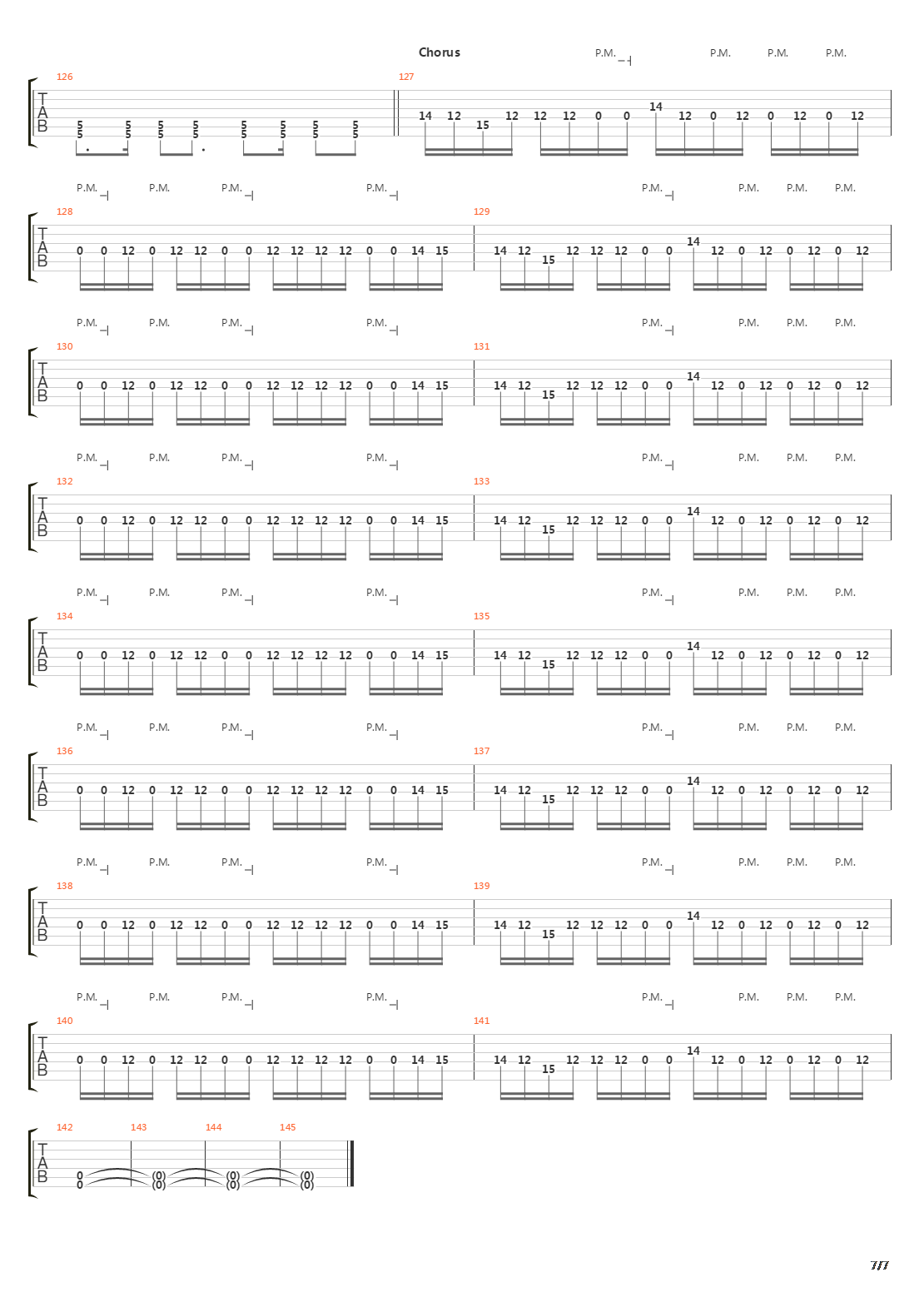 Parallels吉他谱