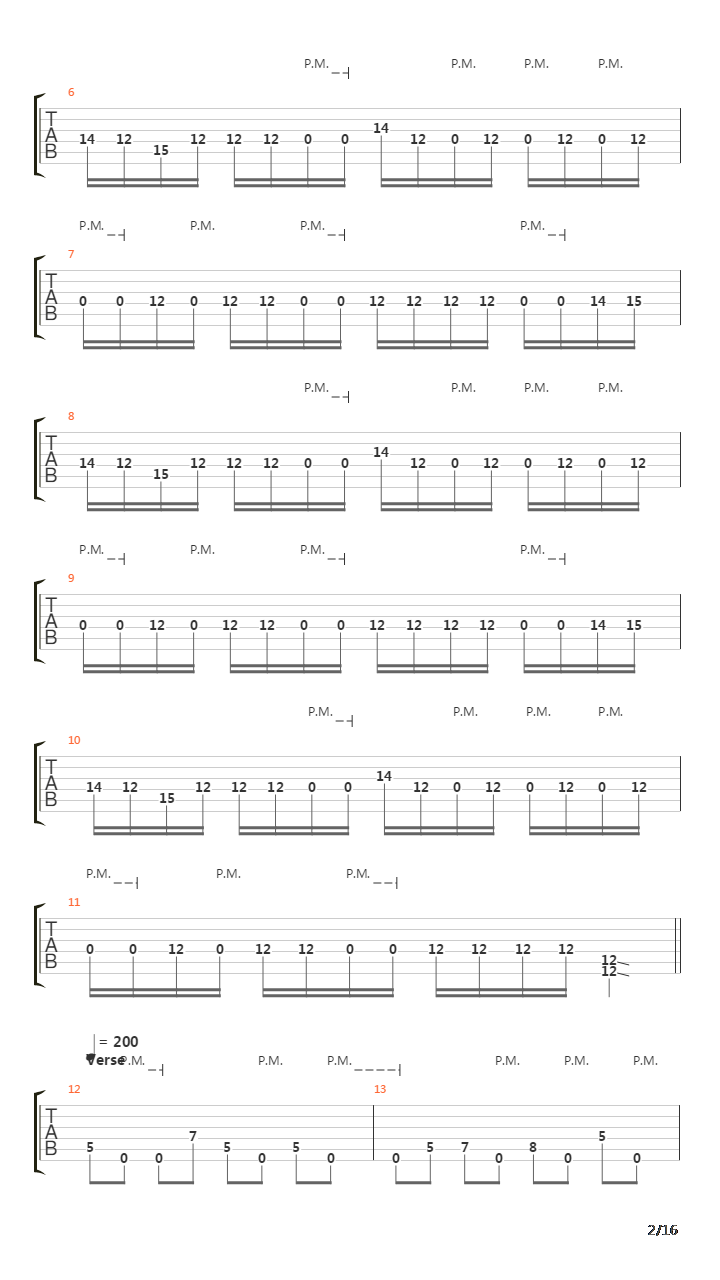 Parallels吉他谱