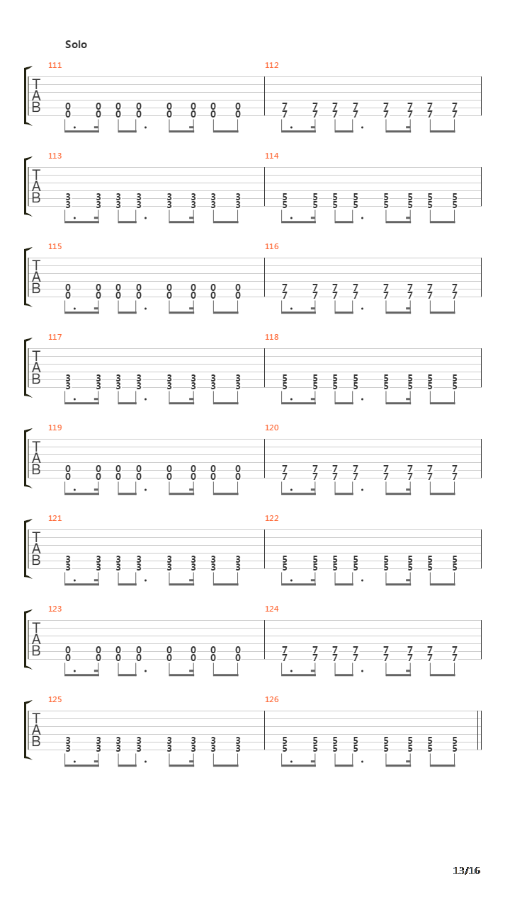 Parallels吉他谱